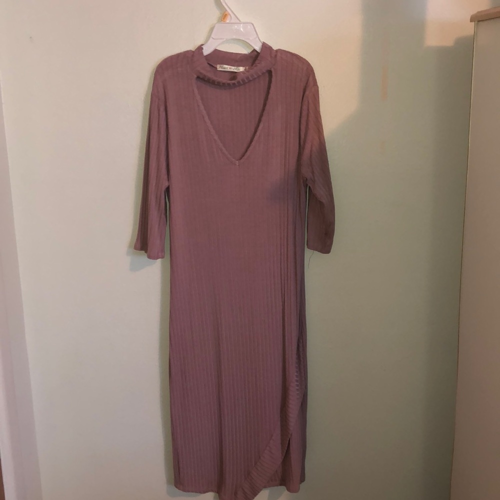 Mauve long dress